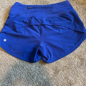 lululemon athletica Women's Vibrant Blue Athletic Shorts